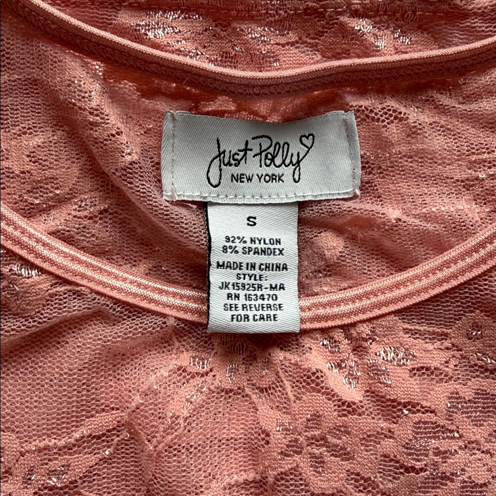 Pink Lace Top - Picture 5 of 5